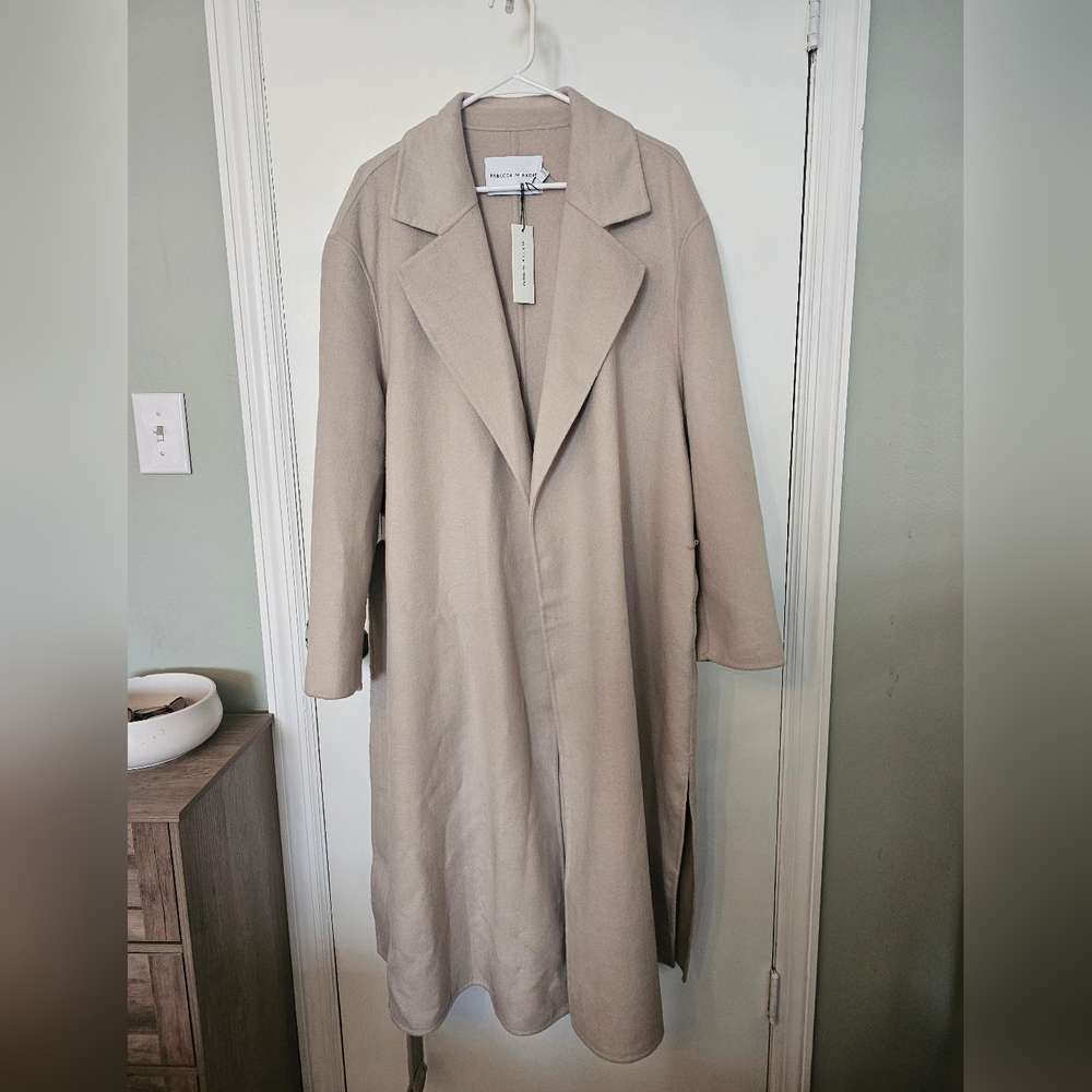 Rebecca minkkoff women's double face wrap coat